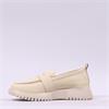 Wonders Flexfly Slip On Chunky Loafer - Cream Leather